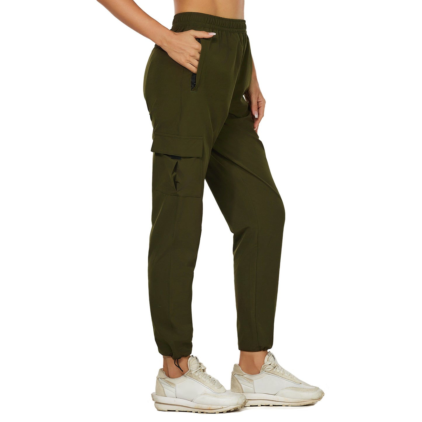 One for All High-Waisted Hiking Pants Army