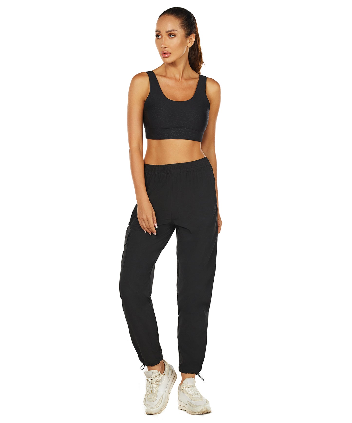 One for All High-Waisted Hiking Pants Black