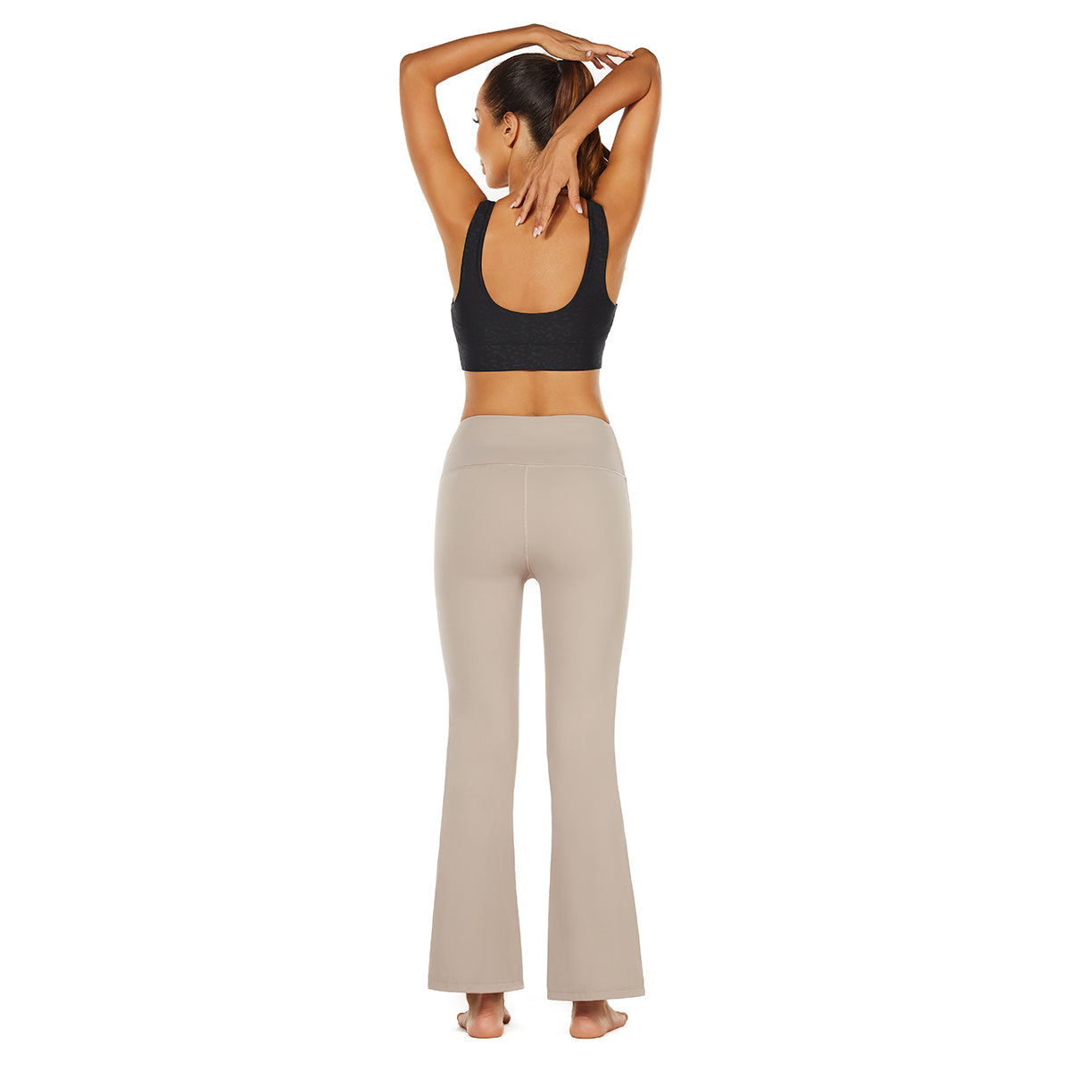 Classic Revival Flared Pants Boot Cut Legging Grey