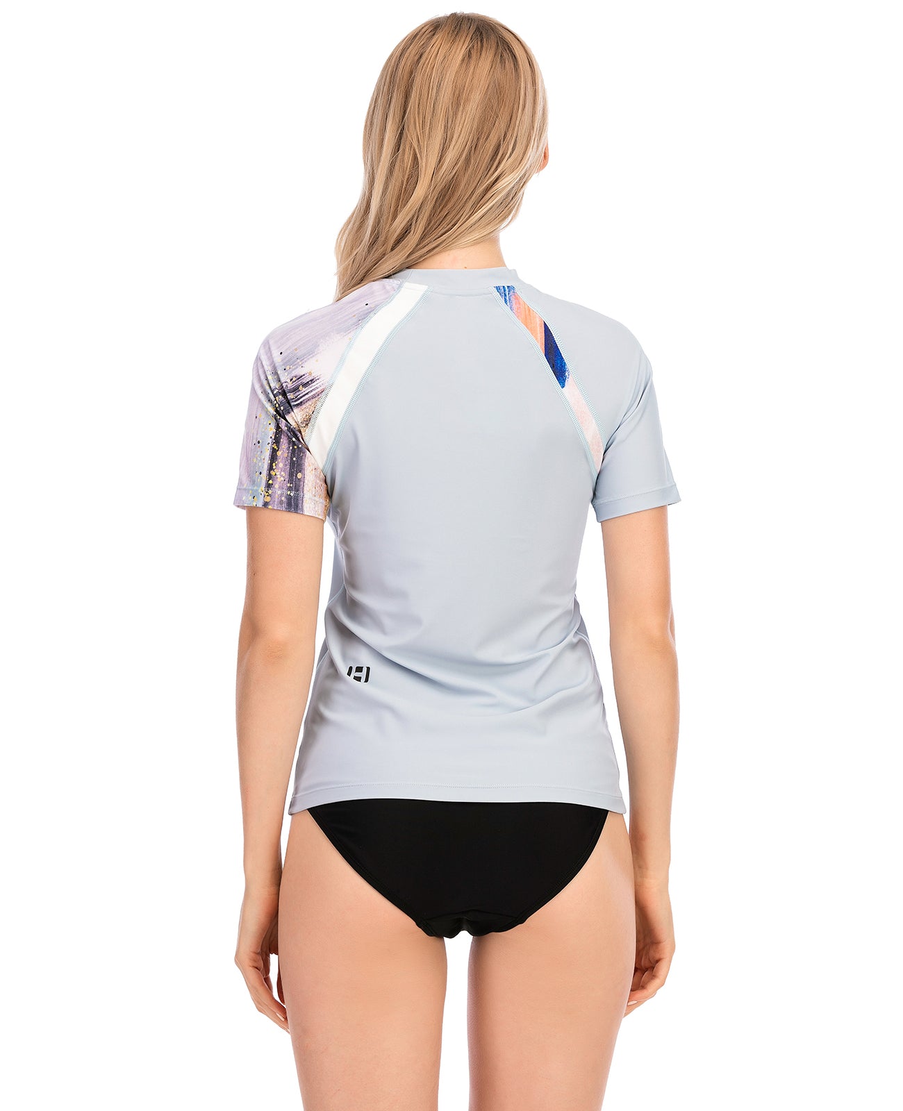 One for All Essential Short-Sleeves Rash Guard - Light Blue