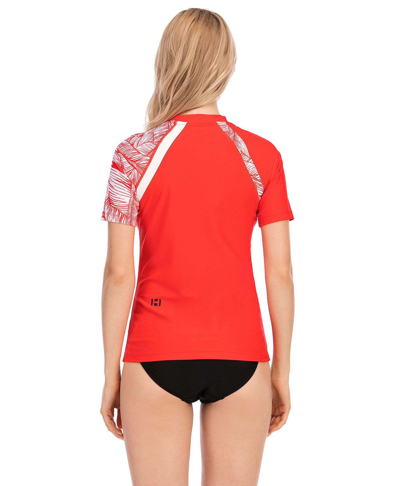 One for All Essential Short-Sleeves Rash Guard - Red