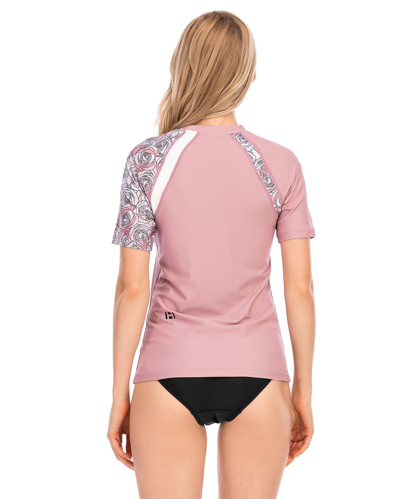 One for All Essential Short-Sleeves Rash Guard - Pink