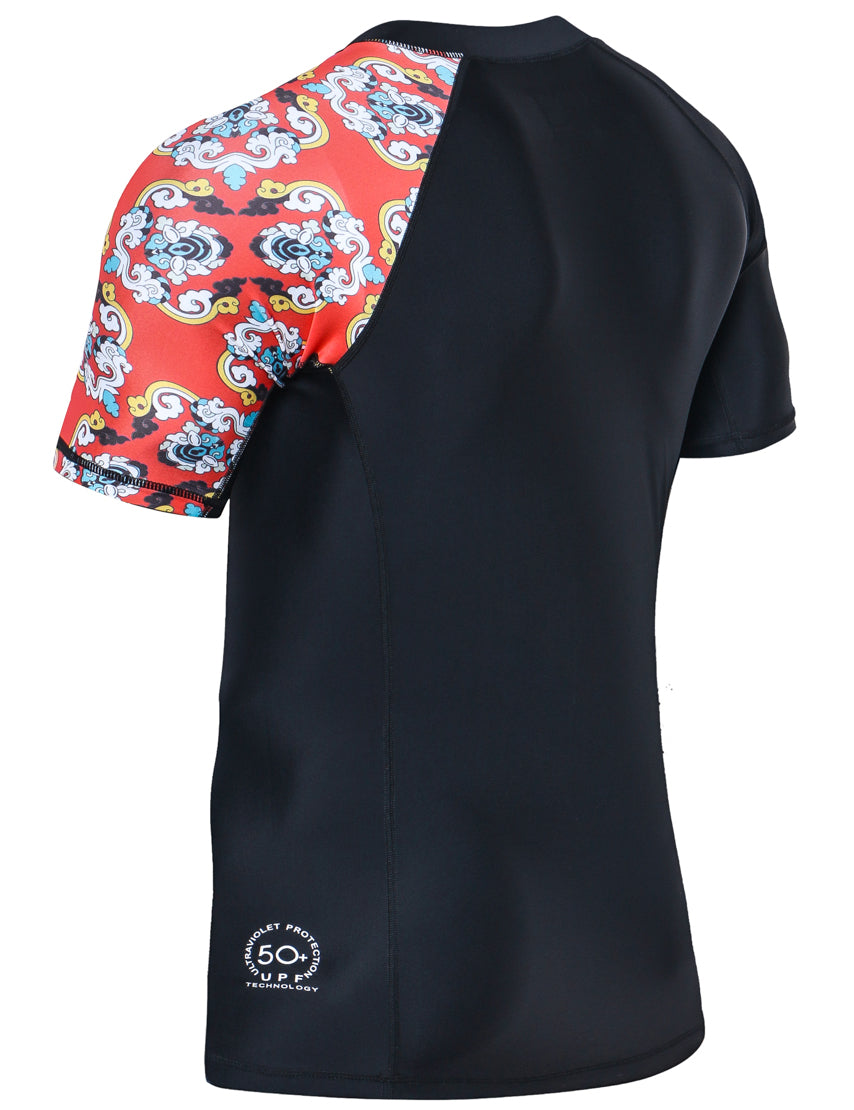 One for All Essential Short-Sleeves Rash Guard Champ - Bee together