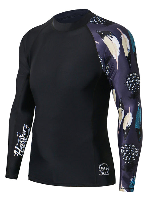 One for All Essential Long-Sleeves Rash Guard Champ - Foliage