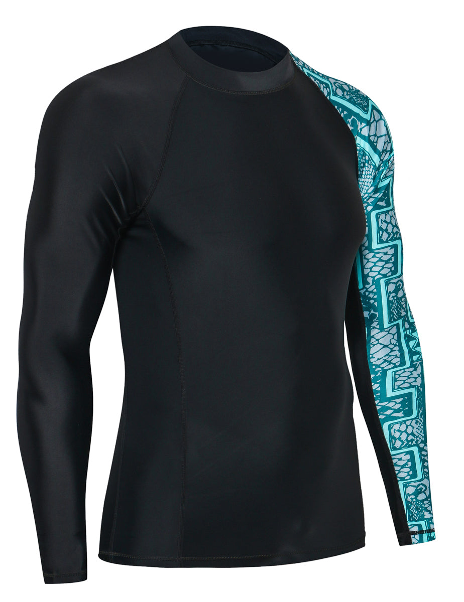 One for All Essential Long-Sleeves Rash Guard Champ - Zig Zag
