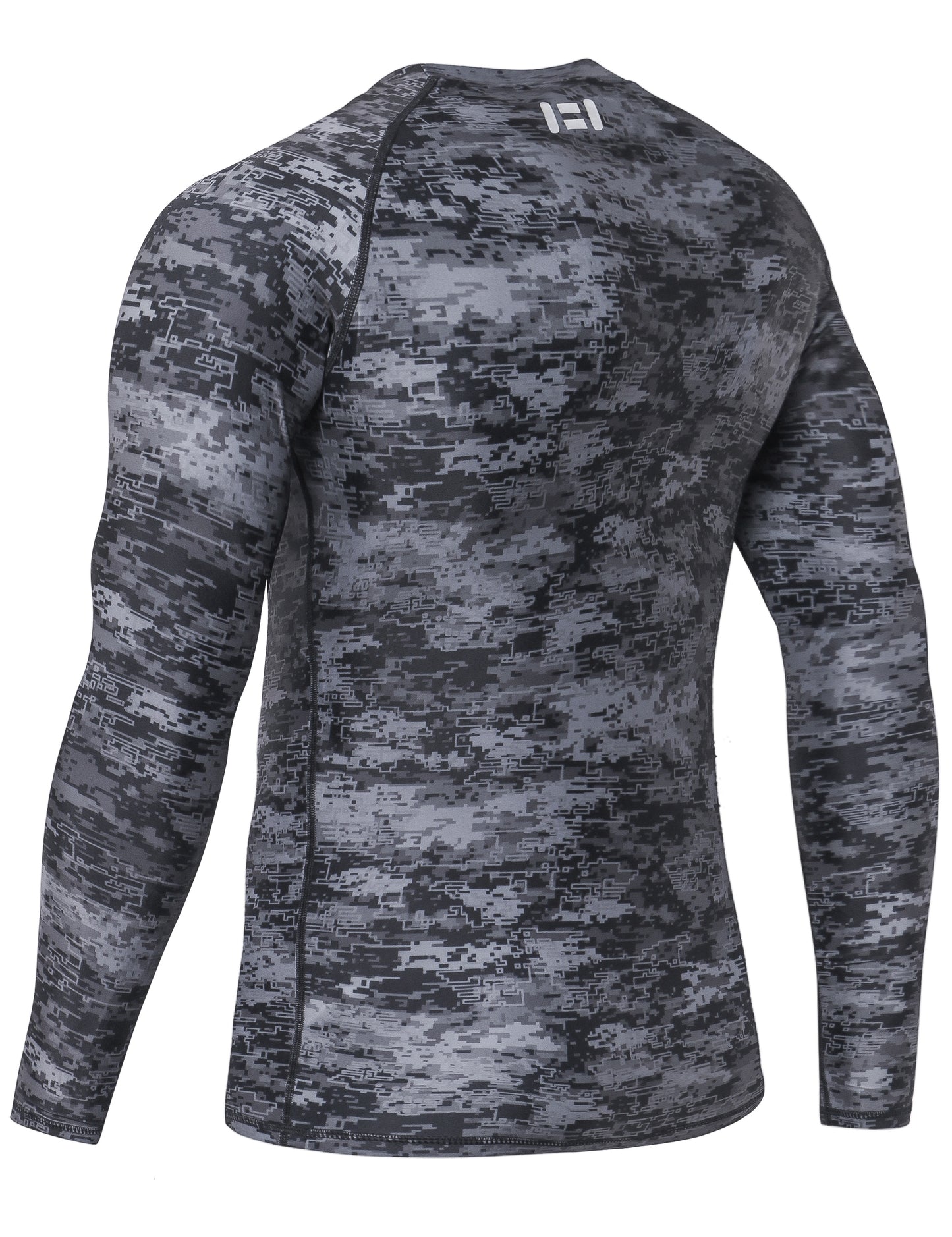One for All Essential Long-Sleeves Rash Guard Champ - Pixel Dark
