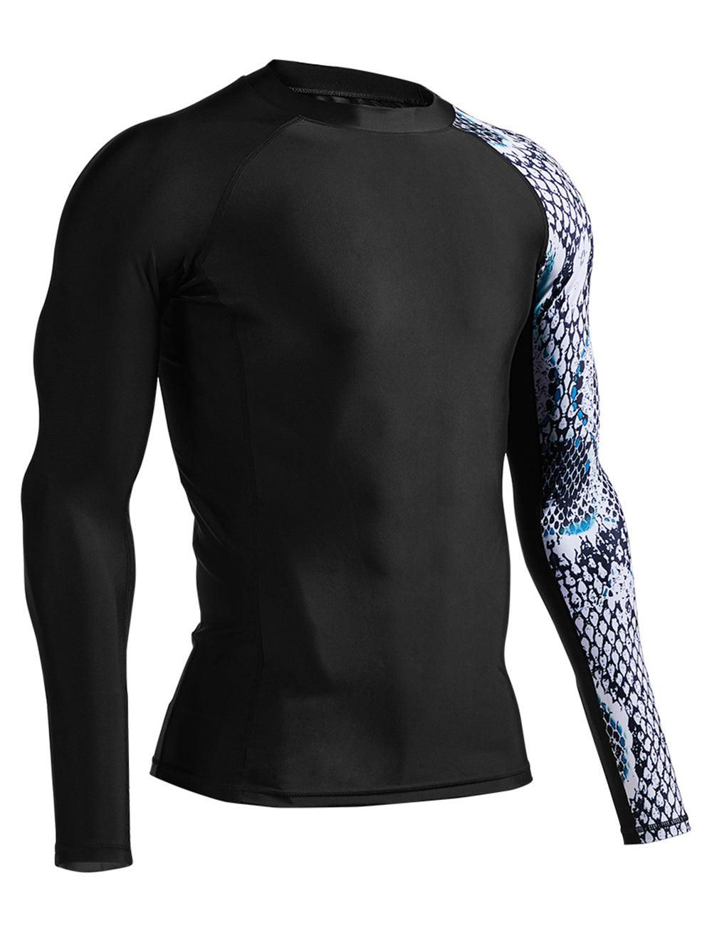 One for All Essential Long-Sleeves Rash Guard Champ - Snake Scale