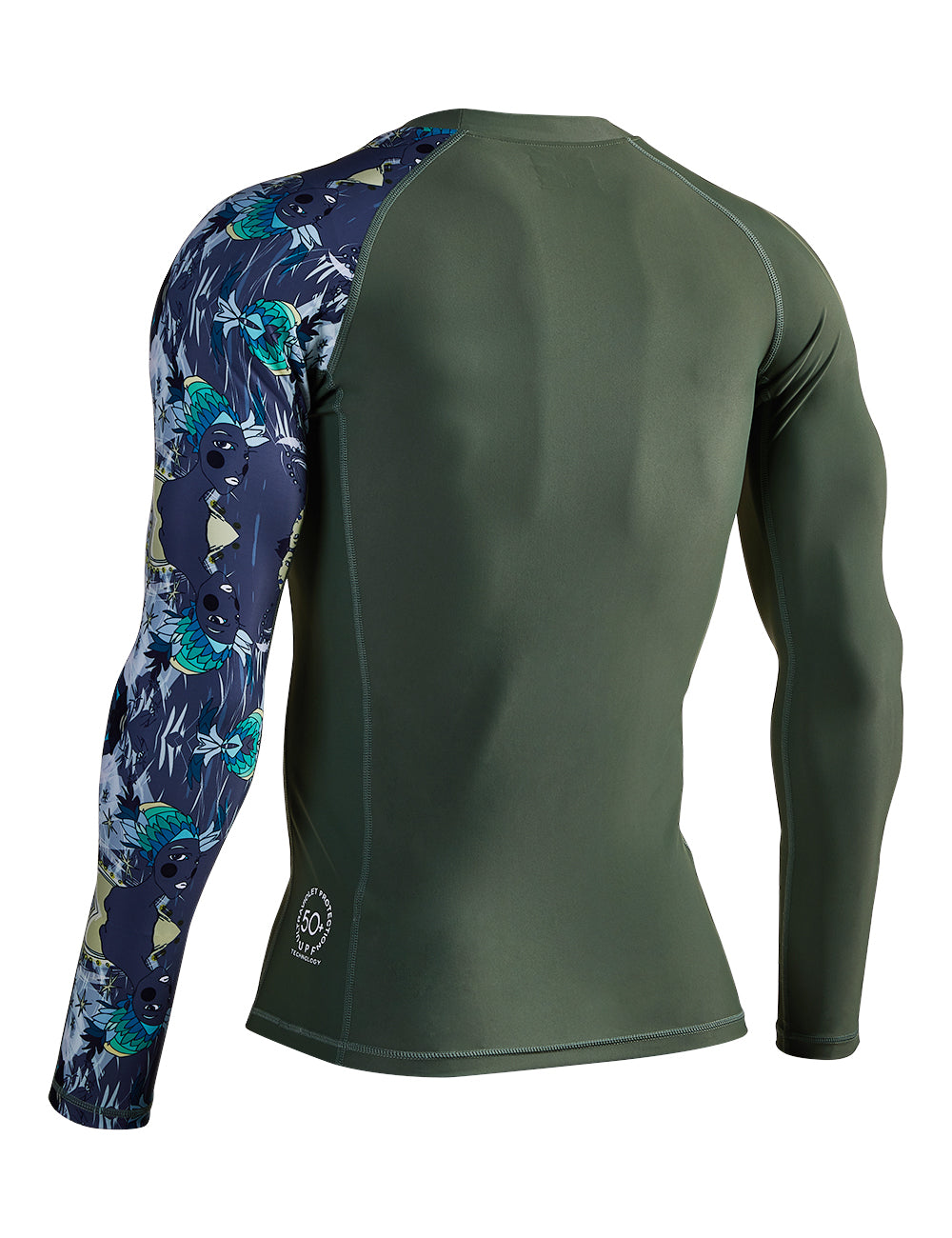 One for All Essential Long-Sleeves Rash Guard Champ 2 - Green Tribe