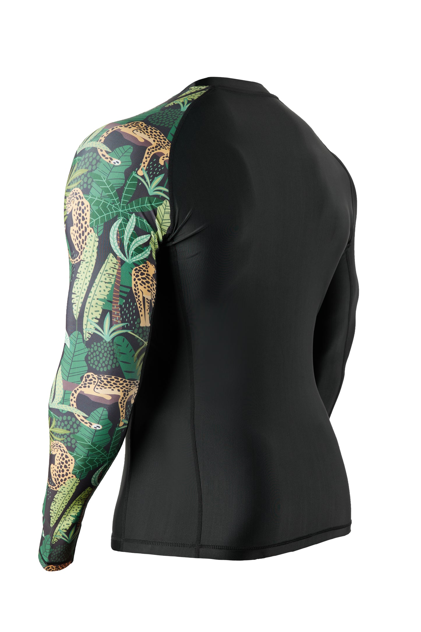 One for All Essential Long-Sleeves Rash Guard Champ 2 - Black Leopard