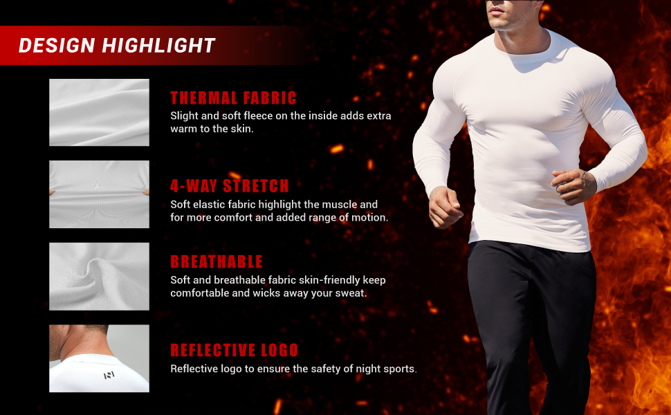 Handshe Men's Semi-Turtleneck Base Layer Shirts, Elastic Athletic Compression Top, Striped Long Sleeve Design for Gym Running Daily Training,Plus Size Handshe Men's Semi-Turtleneck Base Layer Shirts, Elastic Athletic Compression Top, Striped Long Sleeve Design for Gym Running Daily Training,Plus Size