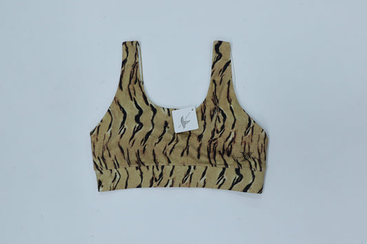 Padded Workout Crop Tank Tops with Built in Bra--KYYAT