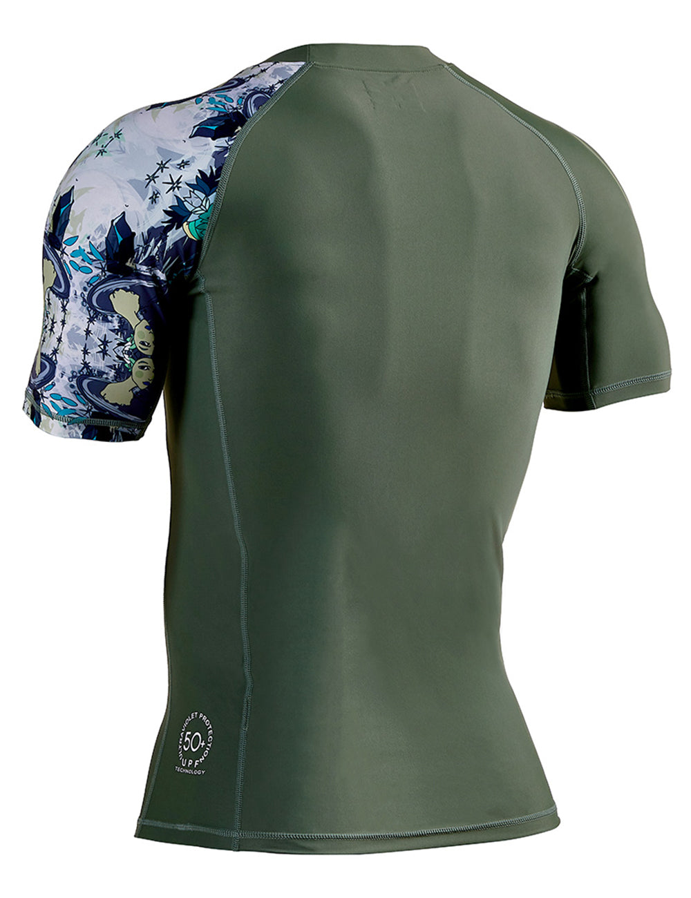One for All Essential Short-Sleeves Rash Guard Champ 2 - Green Tribe
