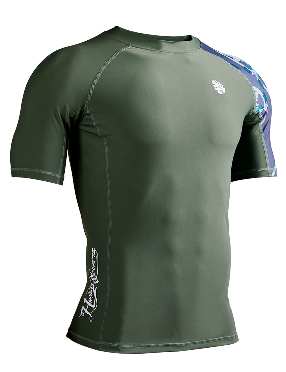 One for All Essential Short-Sleeves Rash Guard Champ 2 - Green Tribe ...